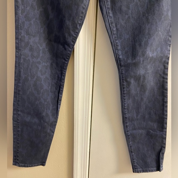 Current Elliott the stiletto grey leopard print skinny jeans Sz 24 Women NWT - Picture 6 of 9